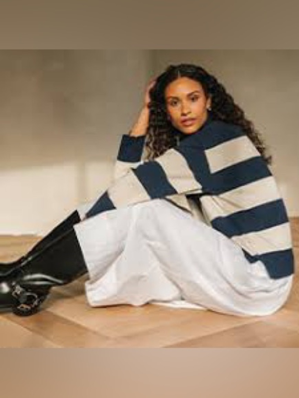 Gentle Fawn | Idris Striped Sweater, Navy - Picture 6 of 9